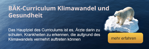 CME-Education BÄK-Curriculum Klimawandel und Gesundheit