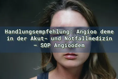 Handlungsempfehlung: Angioödeme in der Akut- und Notfallmedizin – SOP Angioödem Overlay Image