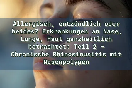 Allergisch, entzündlich oder beides? Erkrankungen an Nase, Lunge, Haut ganzheitlich betrachtet: Teil 2 – Chronische Rhinosinusitis mit Nasenpolypen Overlay Image