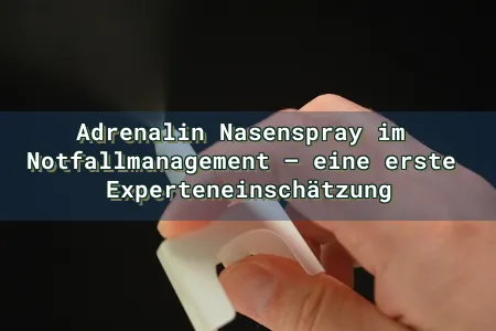 Adrenalin Nasenspray im  Notfallmanagement – eine erste  Experteneinschätzung Overlay Image