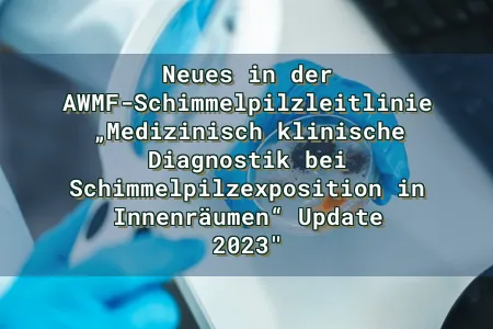 Neues in der AWMF-Schimmelpilzleitlinie „Medizinisch klinische Diagnostik bei Schimmelpilzexposition in Innenräumen“ Update 2023″ Overlay Image