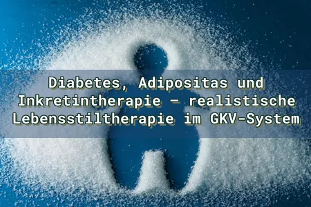 Diabetes, Adipositas und Inkretintherapie – realistische Lebensstiltherapie im GKV-System Overlay Image
