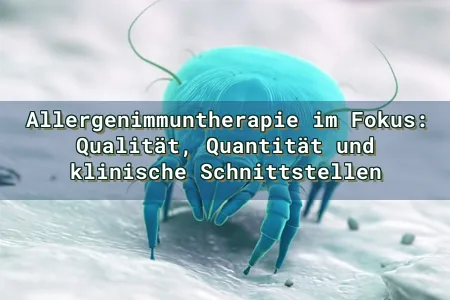 Allergenimmuntherapie im Fokus: Qualität, Quantität und klinische Schnittstellen Overlay Image