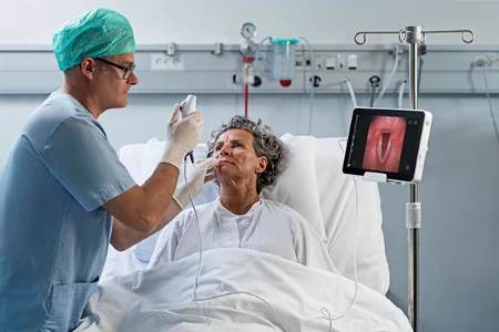 FEES-Diagnostik bei Schluckstörungen